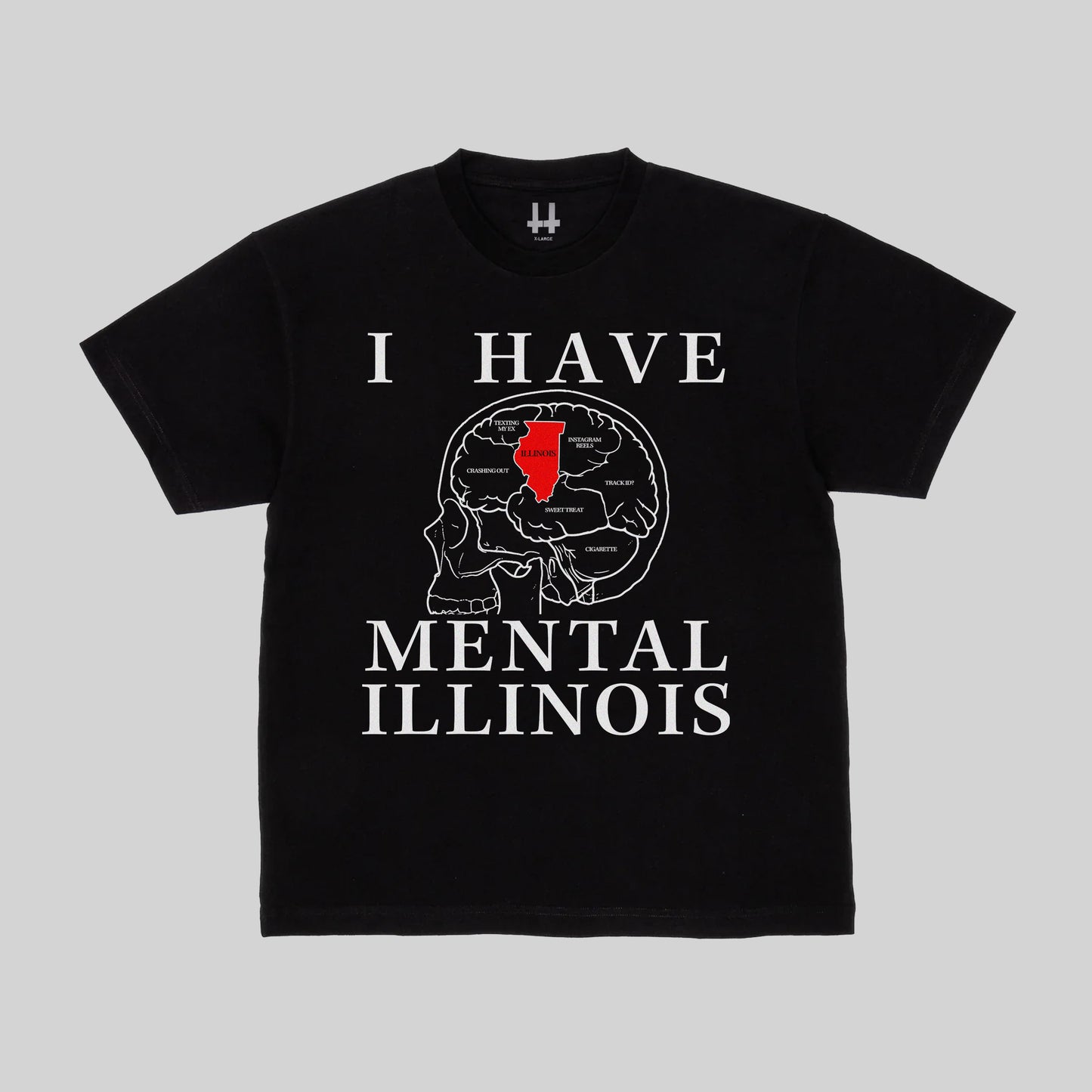 MENTAL ILLINOIS Heavyweight T Shirt