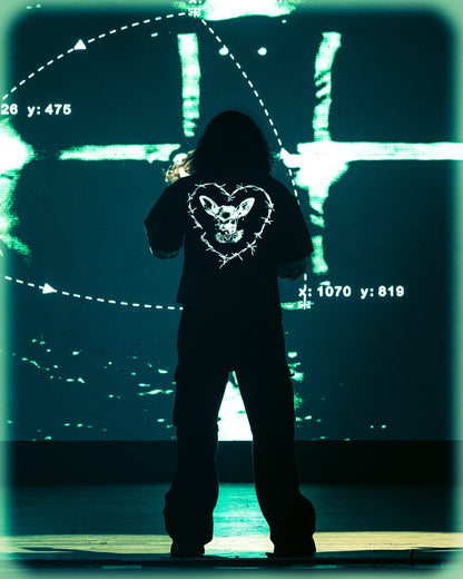 HIGH-VIS LONGSLEEVE CAMO DEER HHEART TEE